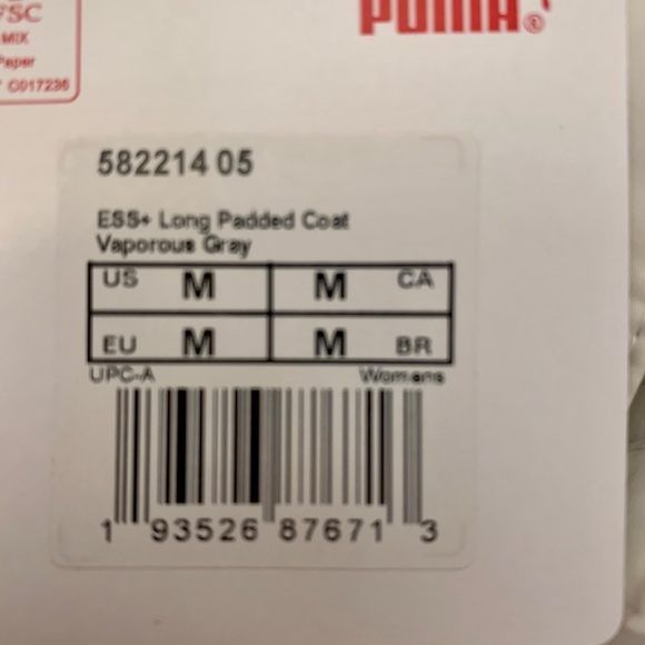 PUMA Women’s M ESS Padded Puffer Jacket Coat NWT M - Picture 5 of 7